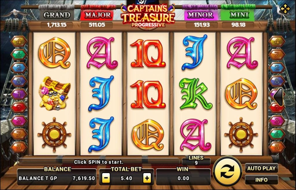 Slotxo Captains Treasure Progressive