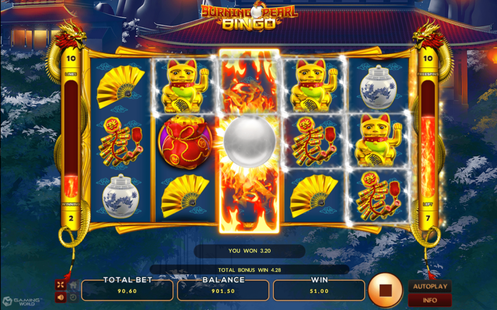 Burning Pearl Bingo